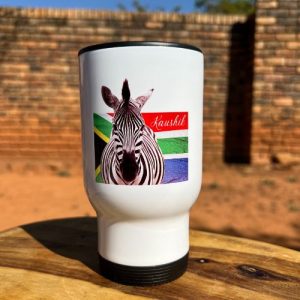 SA Wildlife Zebra Travel Mug